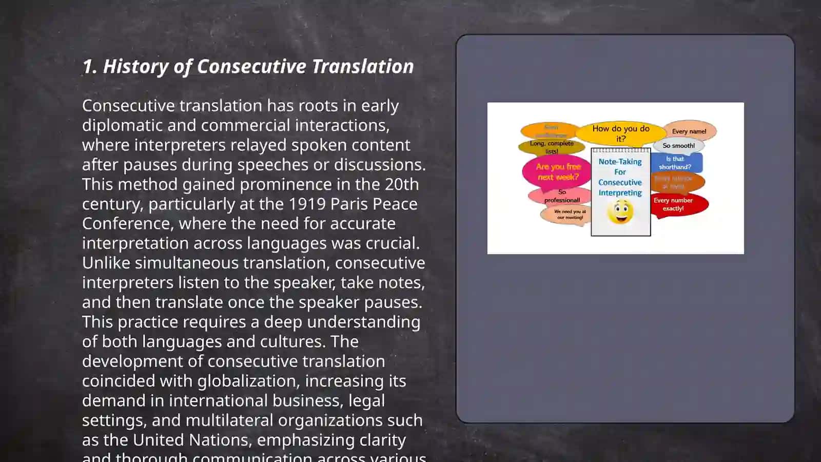 Consecutive Translation 3