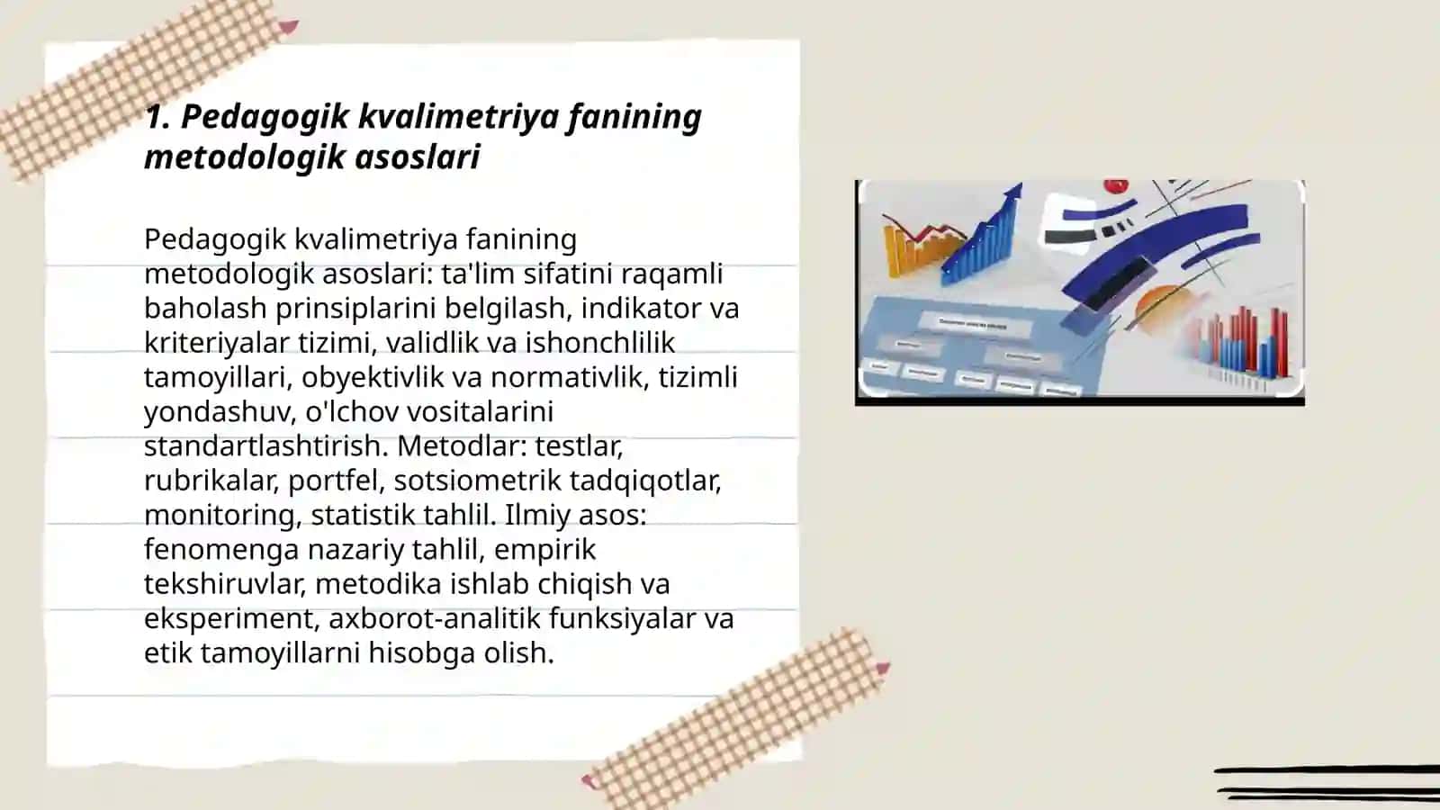 Pedagogik kvalimetriya fanining metodologik asoslari 3