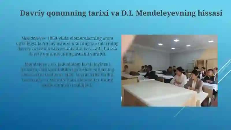 Davriy qonun 3