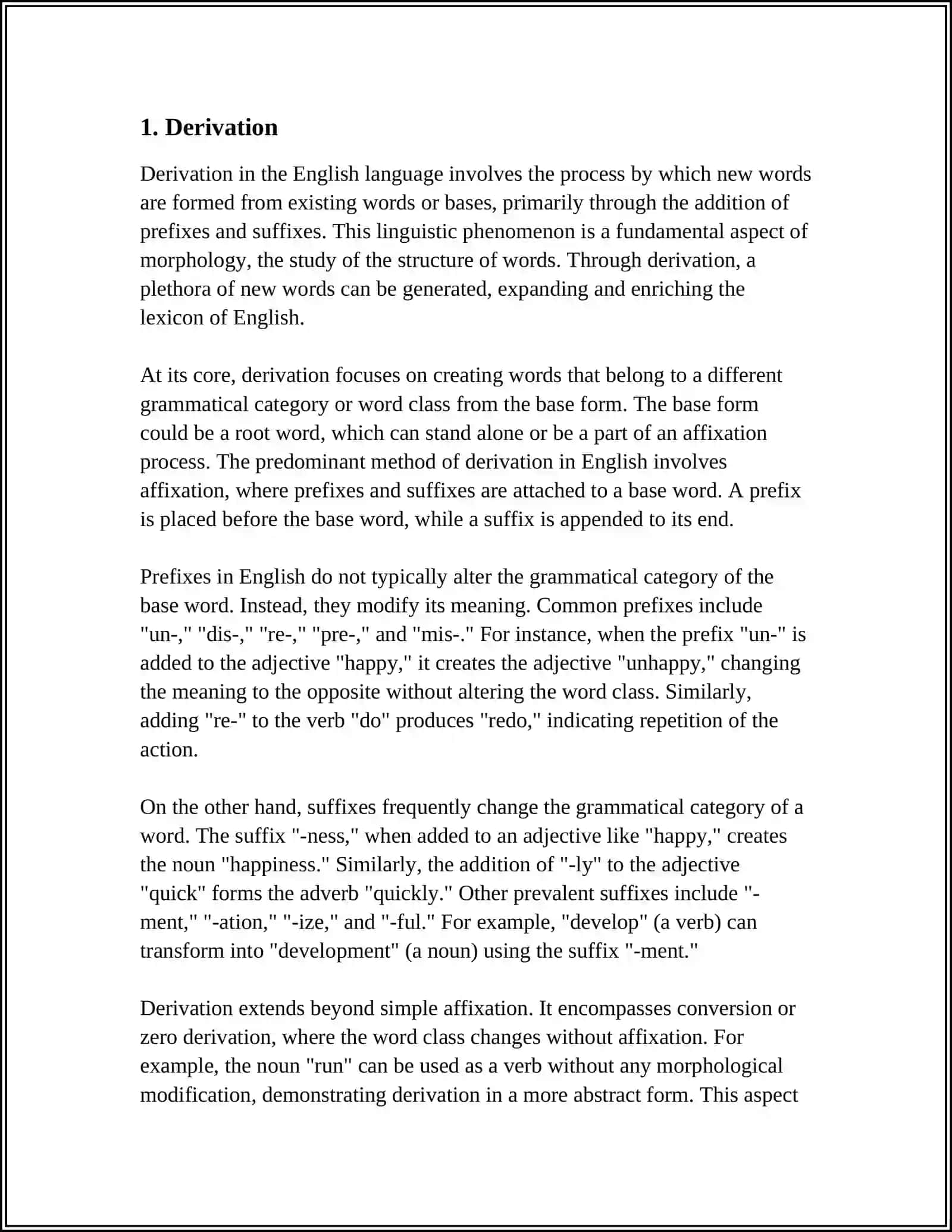 Theme: WORD FORMATION (WF) IN MODERN 3