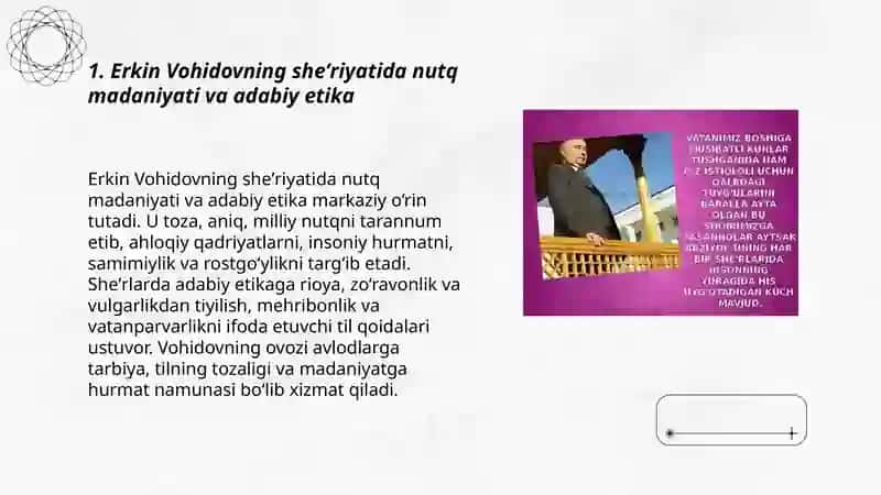 Erkin Vohidovning asarlarida nutq madaniyati masalalari 3
