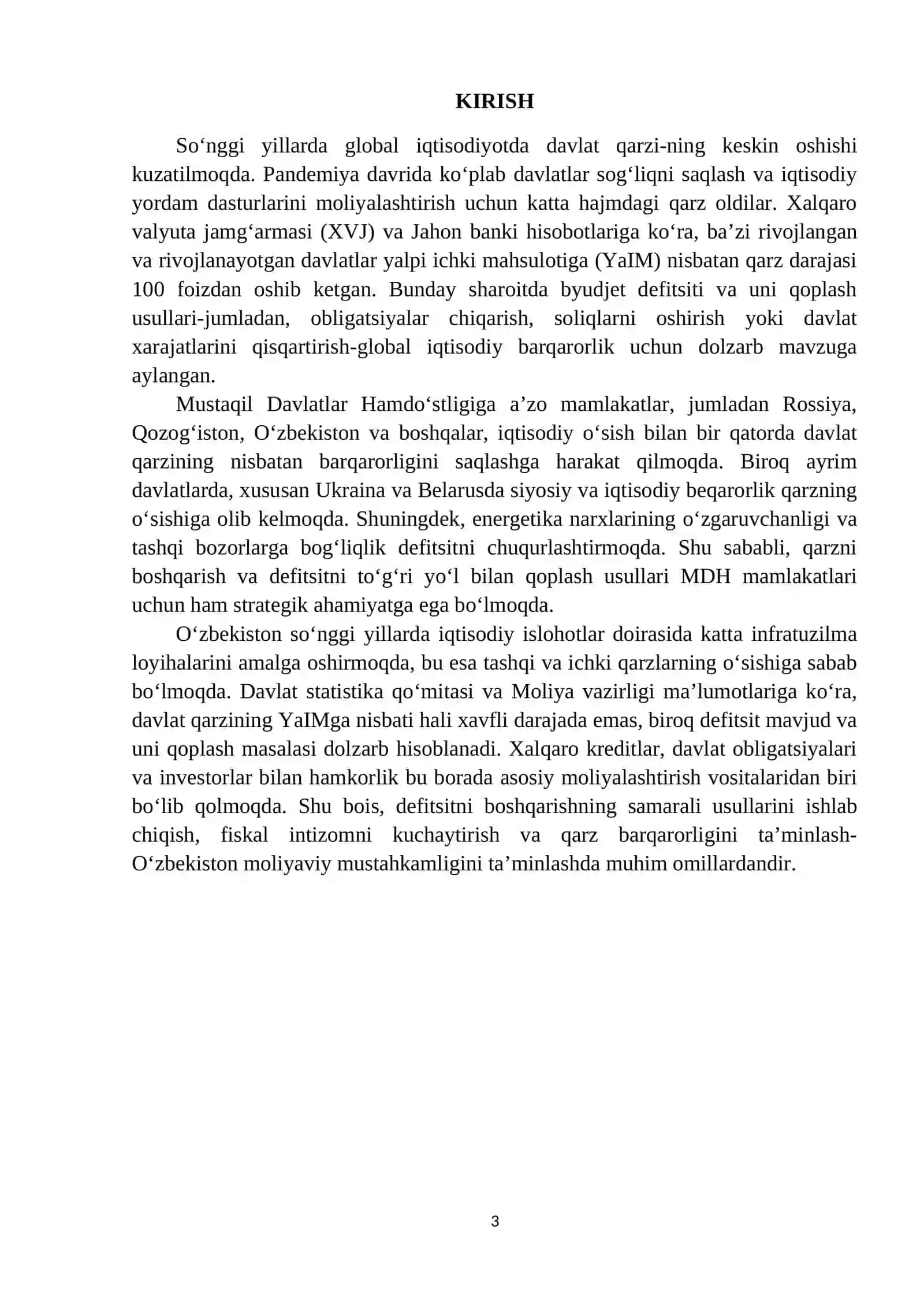 DAVLAT QARZI 3