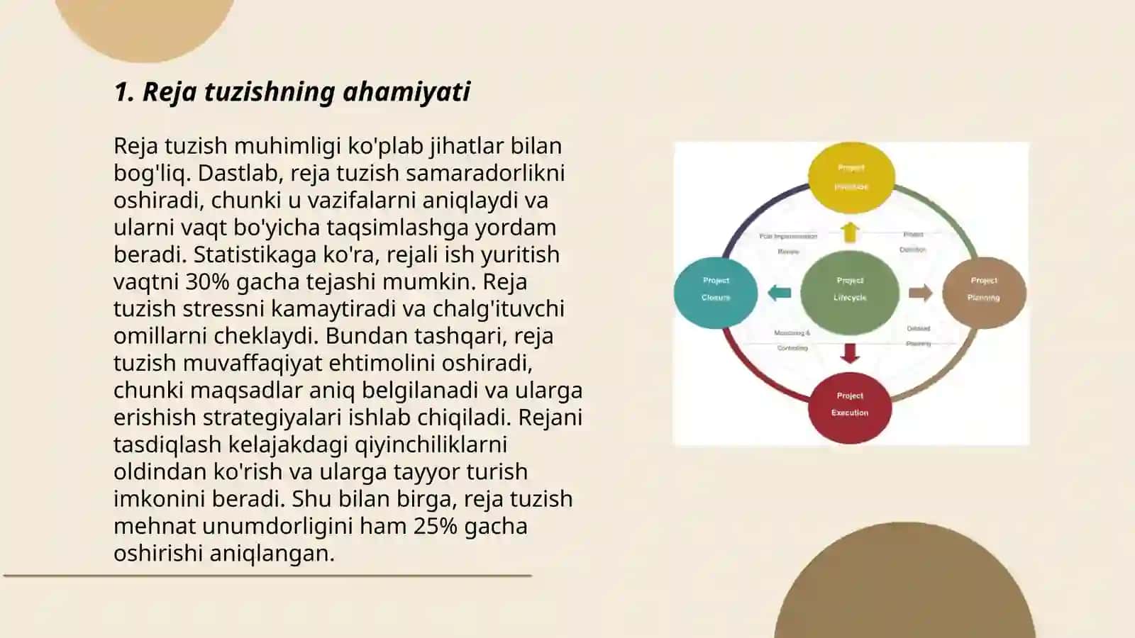 Professional reja va uning amalga oshirish bosqichlari 3