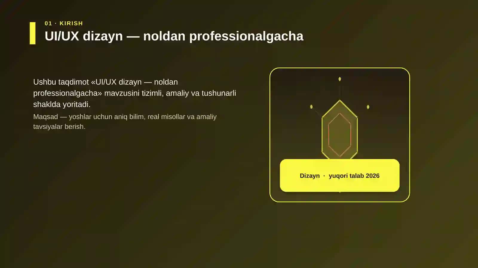UI/UX dizayn — noldan professionalgacha 3