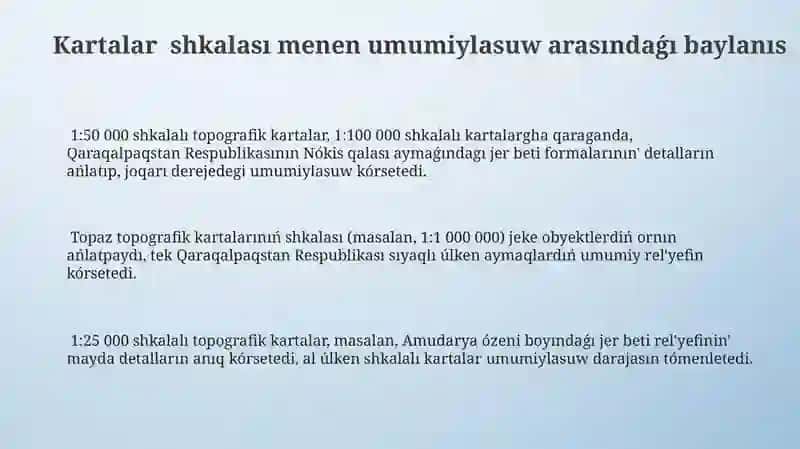 Topografiyaliq kartalarda generalizaciya 3