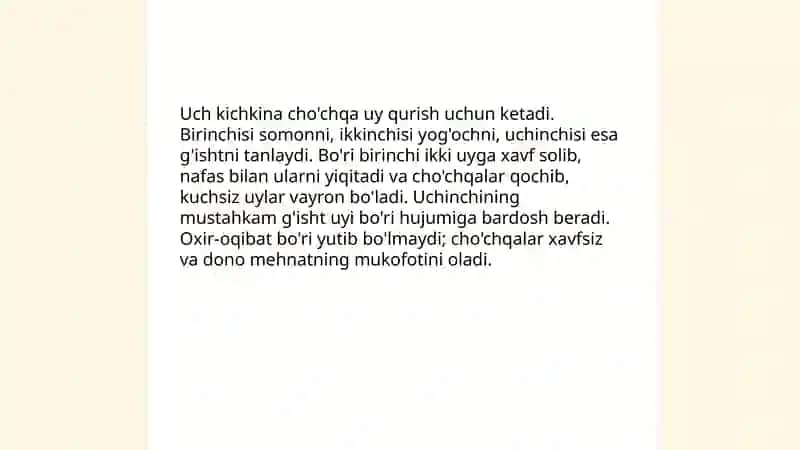 Uch kichkina cho'chqa 3