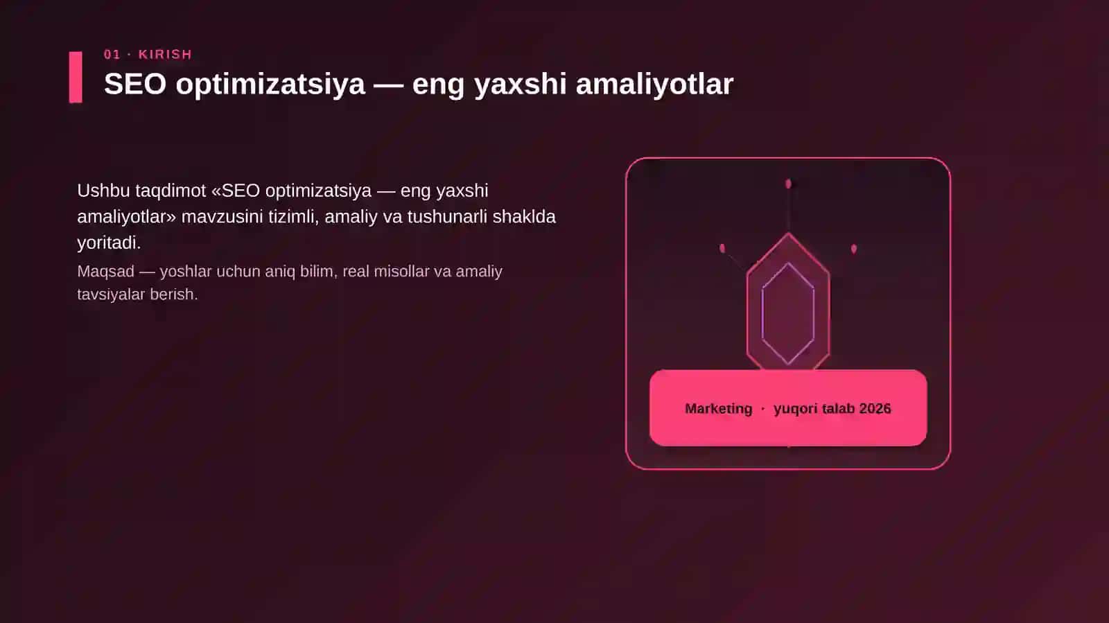 SEO optimizatsiya — eng yaxshi amaliyotlar 3