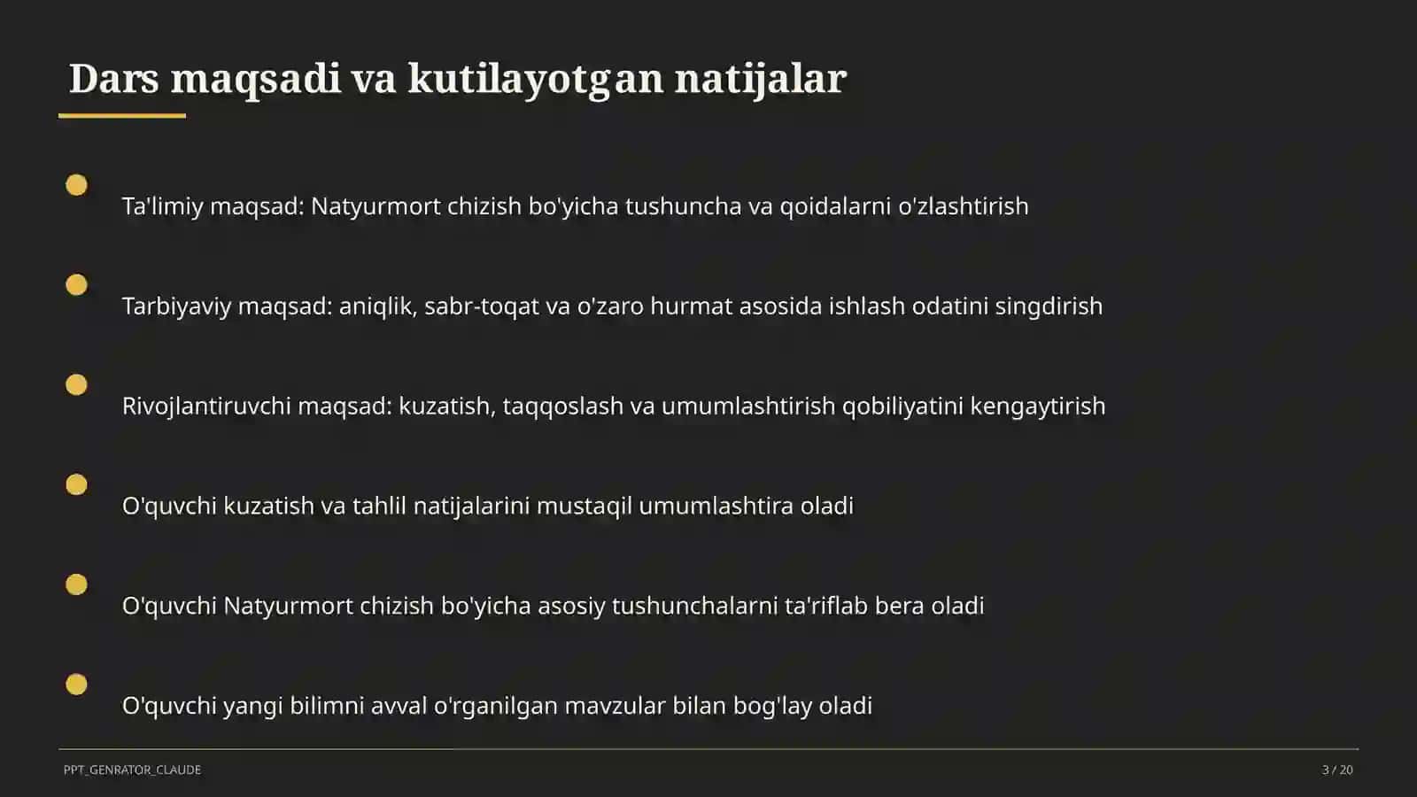 Natyurmort chizish (2-sinf) 3