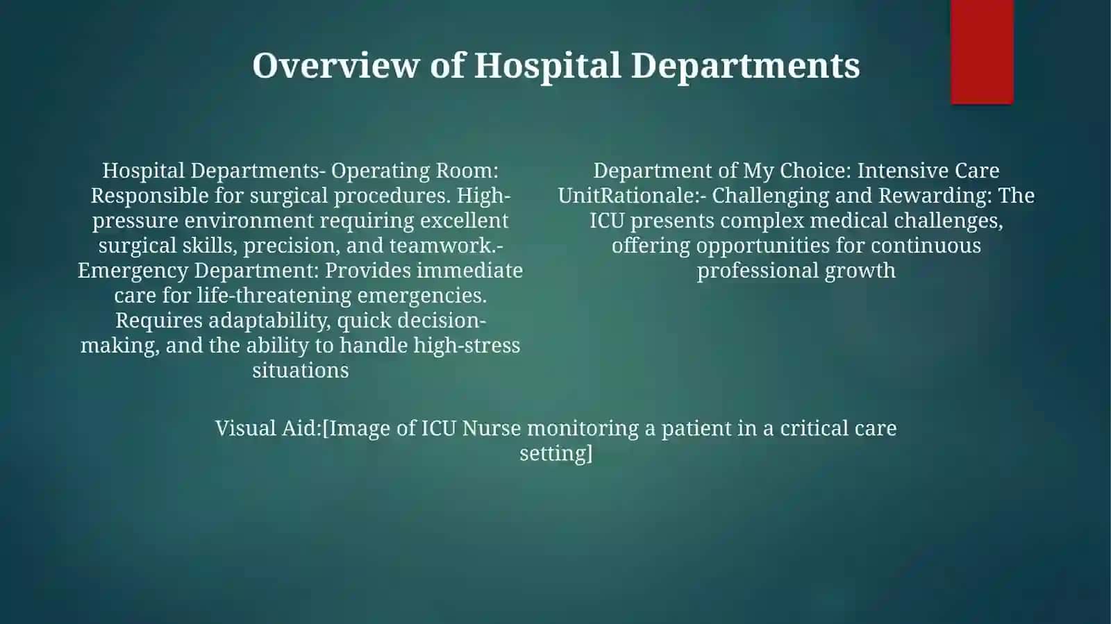Emergency Department (ED) 3