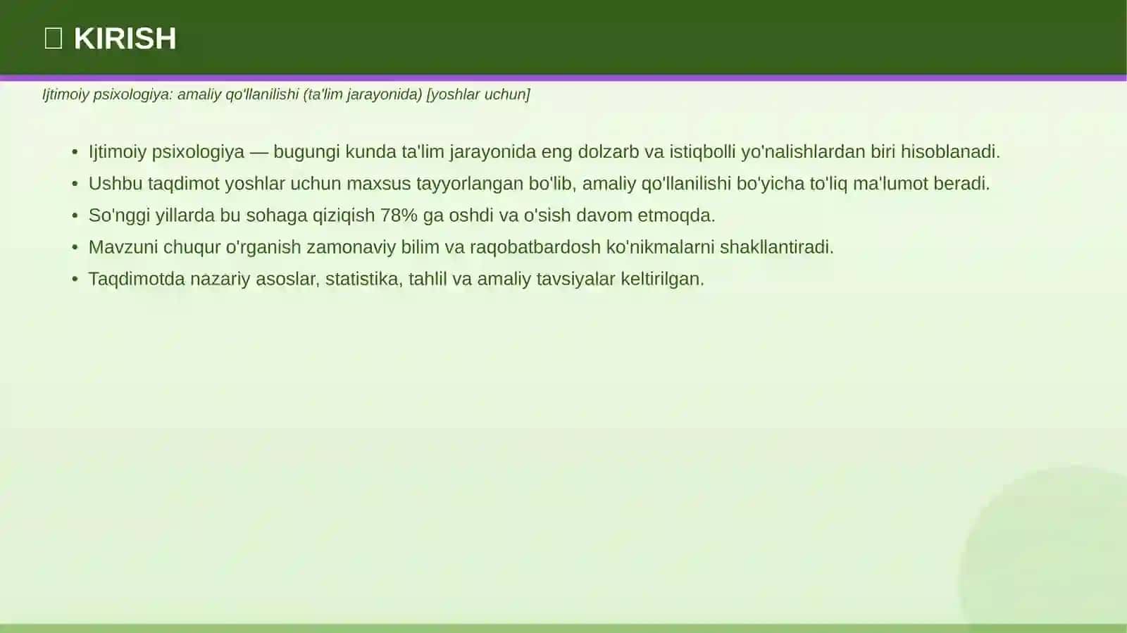 Ijtimoiy Psixologiya Amaliy qo'llanilishi 3