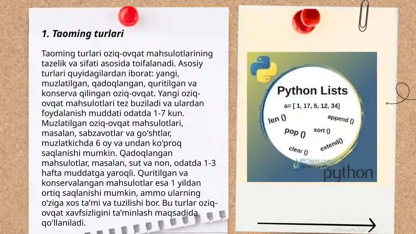 Taoming turlari 3