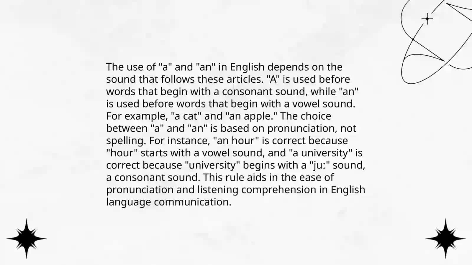 Definite and indefinite article 3