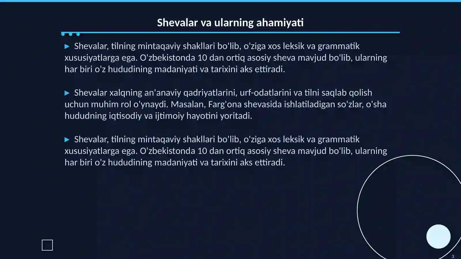 Shevalarga xos so‘zlarni mavzuiy guruhlarga bo‘lib o‘rganish 3