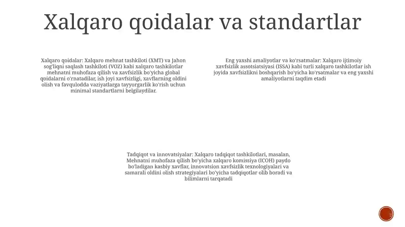 Hayot Faoliyati Xavfsizligini Ta'Minlashga Oid Xalqaro Tajriba Va Izlanishlar Tahlili 3