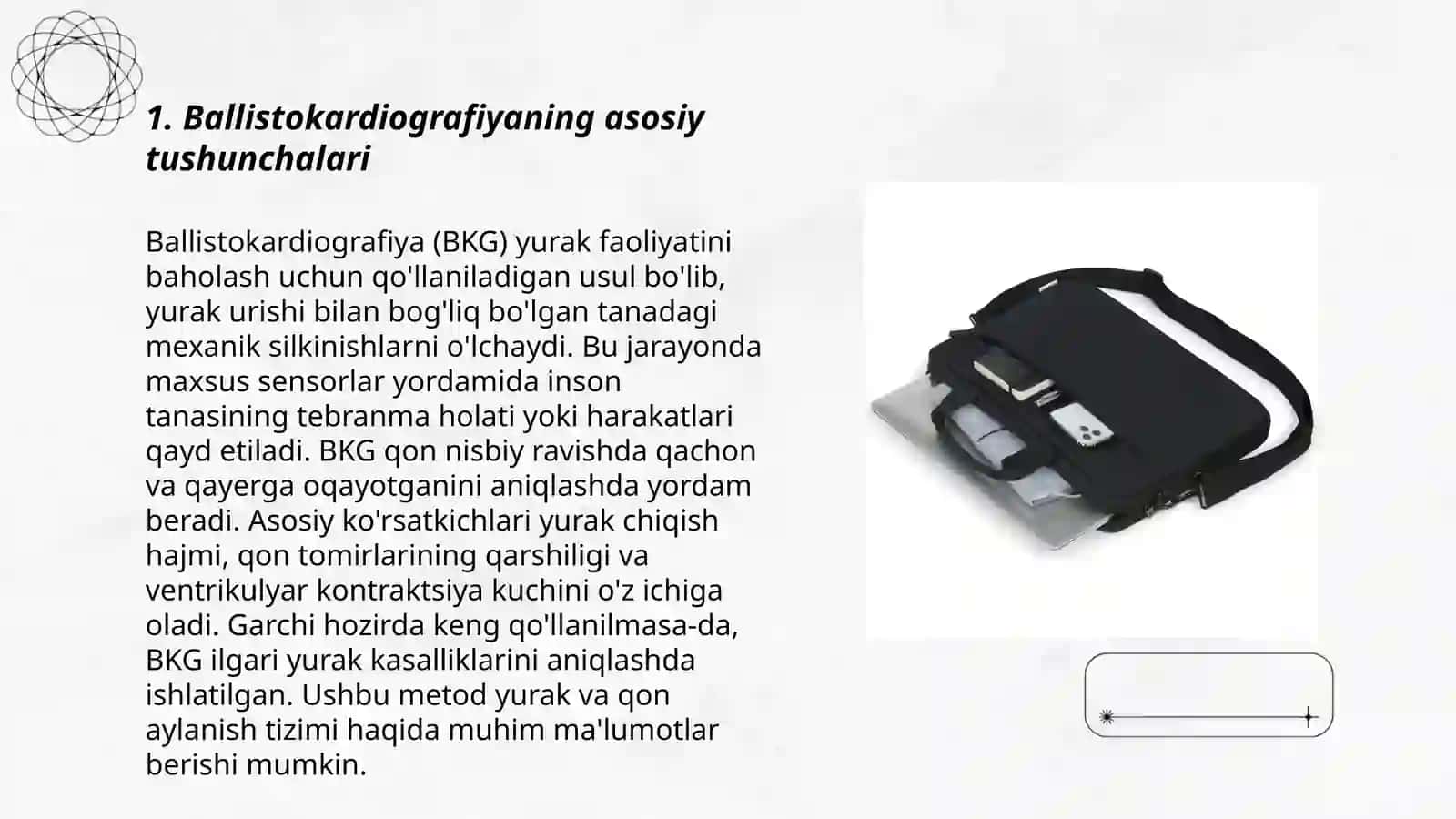 Ballistokardiografiyaning fizikaviy asosi 3