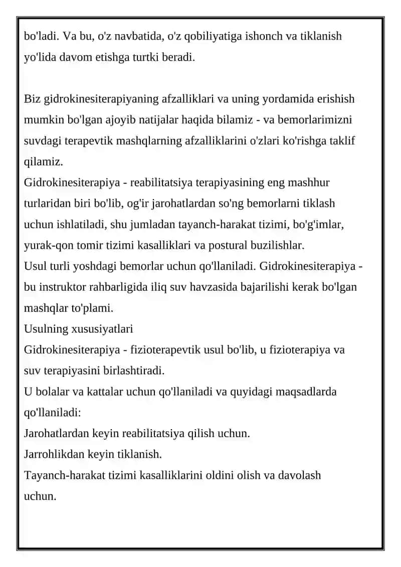 Gidrokinesiterapiya 3
