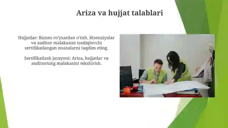Auditing Sertifikatsiyasi uchun Asosiy Talablar va Standartlar 3