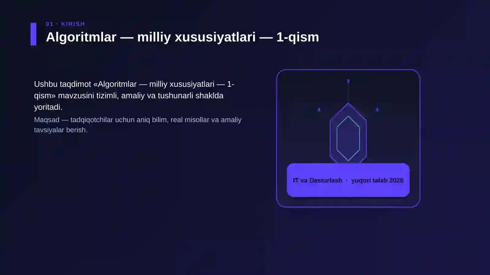 Algoritmlar — milliy xususiyatlari — 1-qism 3