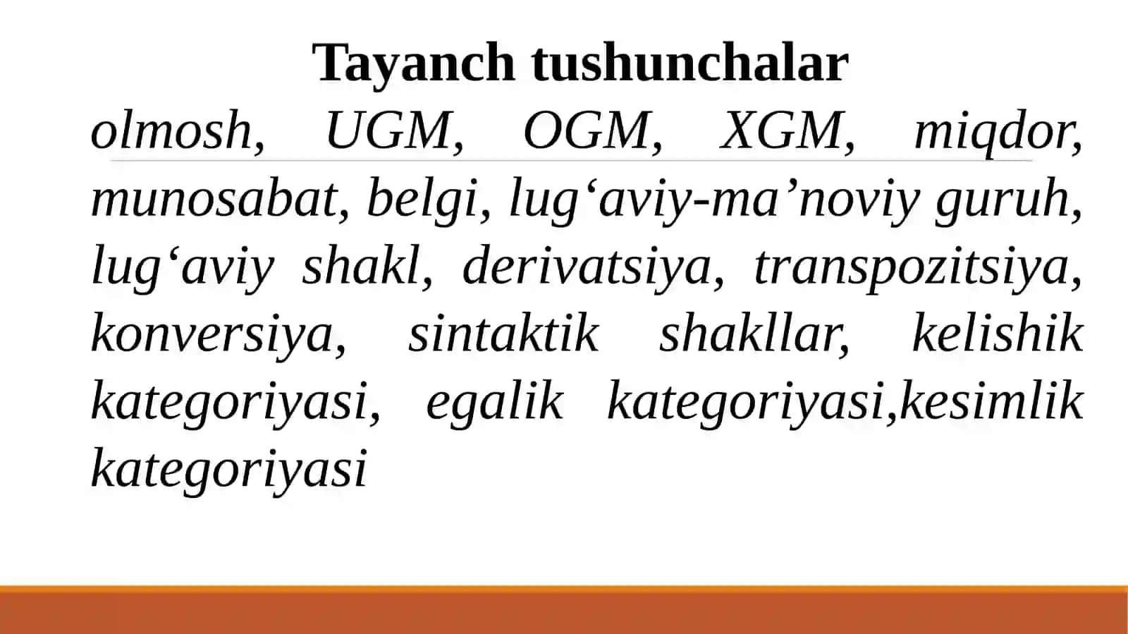Olmosh so‘z turkumi 3