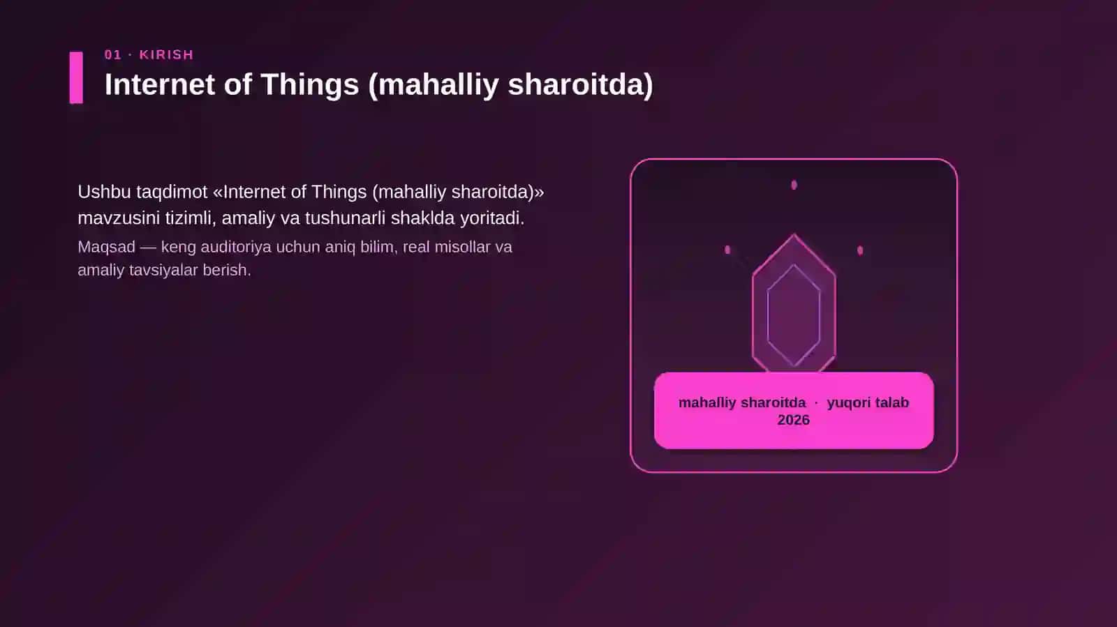 Internet of Things (mahalliy sharoitda) 3