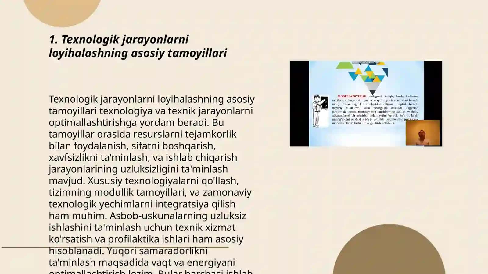Tehnologik jarayonlarni loyihalash Moslik grafigini tuzish 3