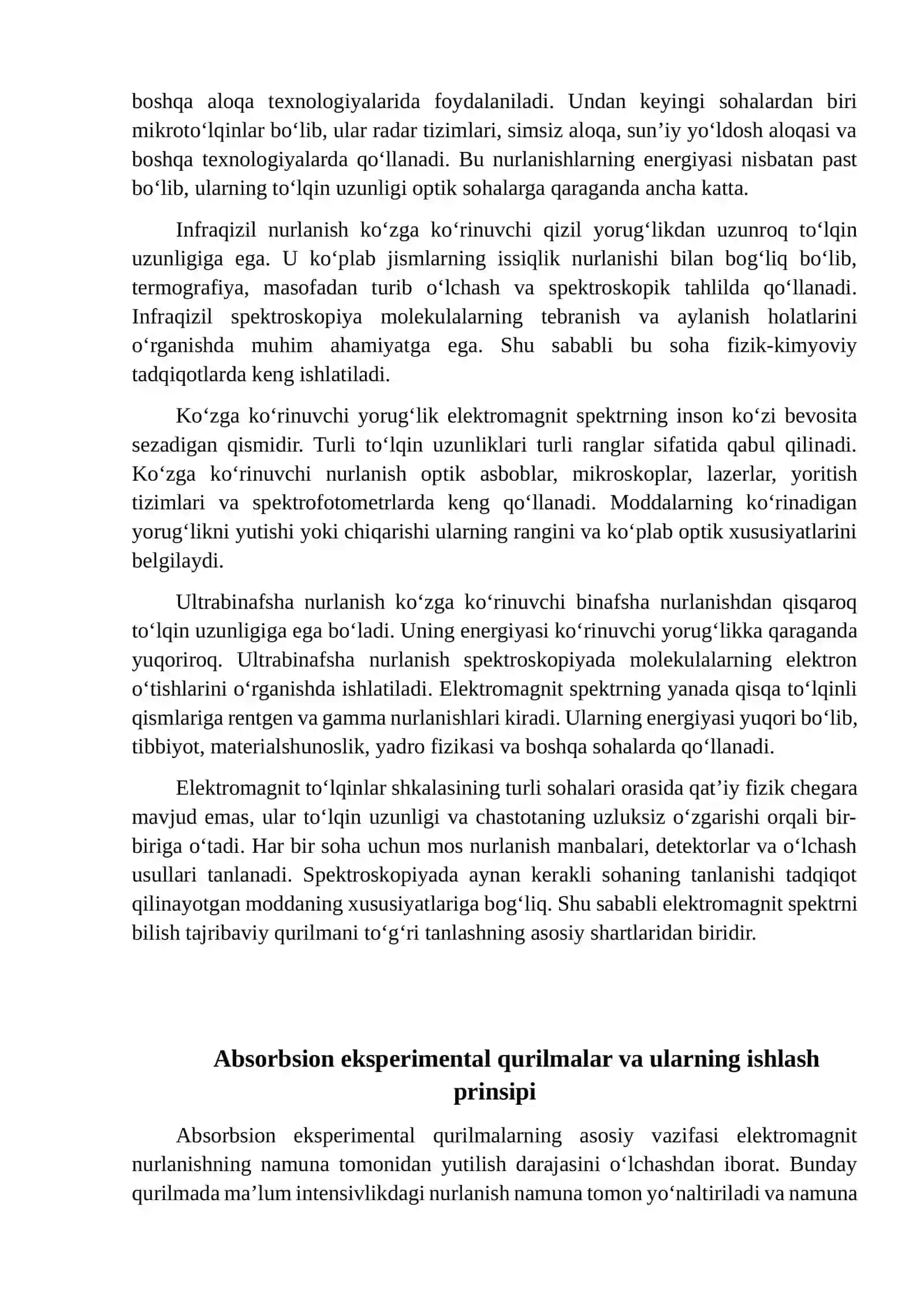 Elektromagnit to‘lqinlar shkalasi 3
