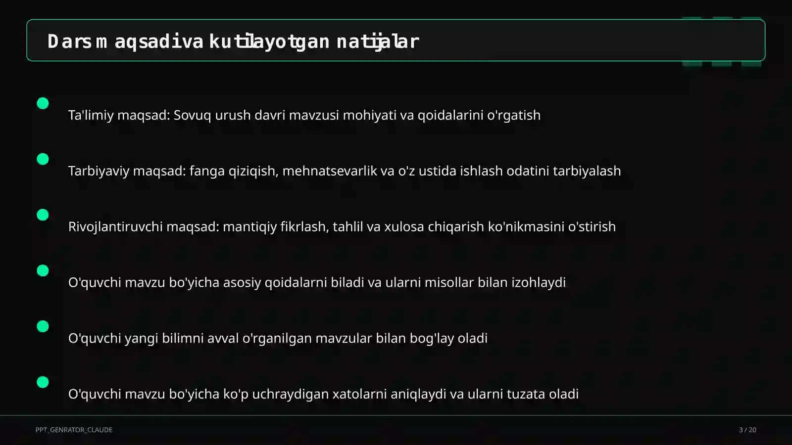 Sovuq urush davri (10-sinf) 3