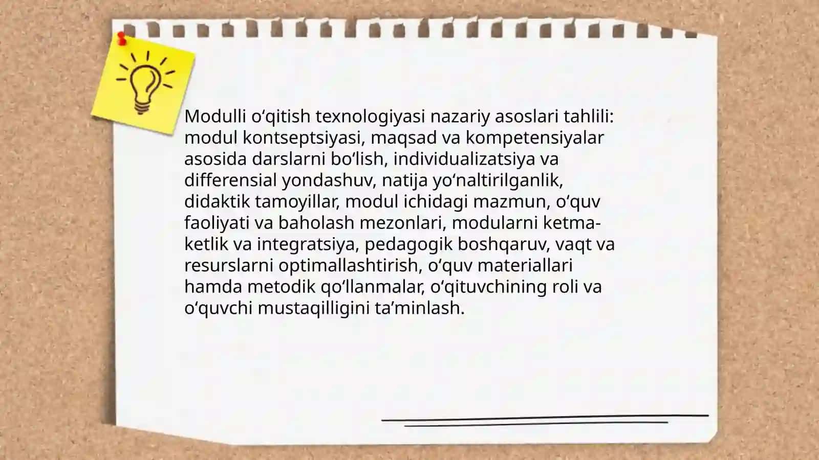 Modulli oʻqitish texnologiyasi tahlili 3