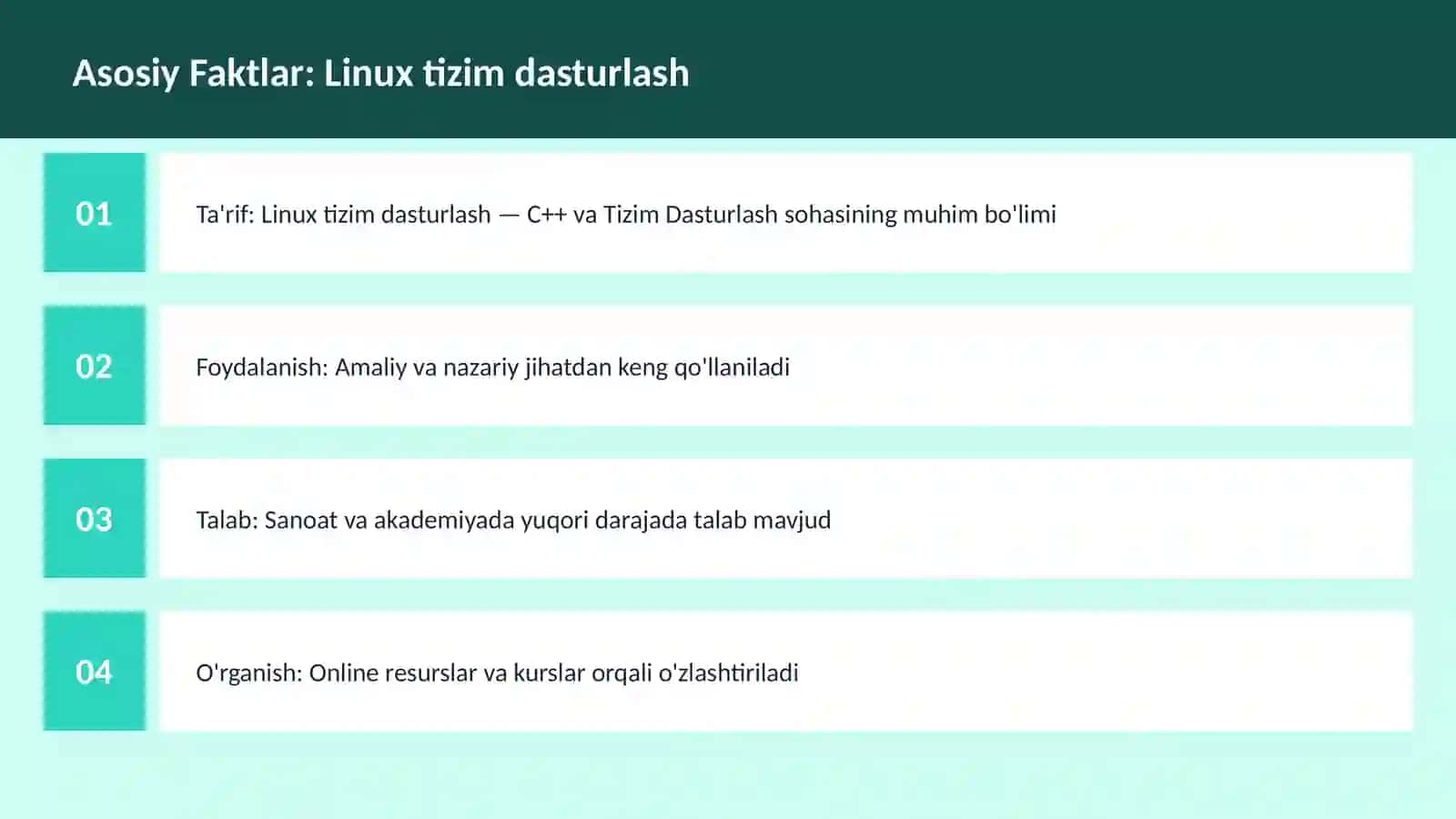 C++ VA TIZIM DASTURLASH 3