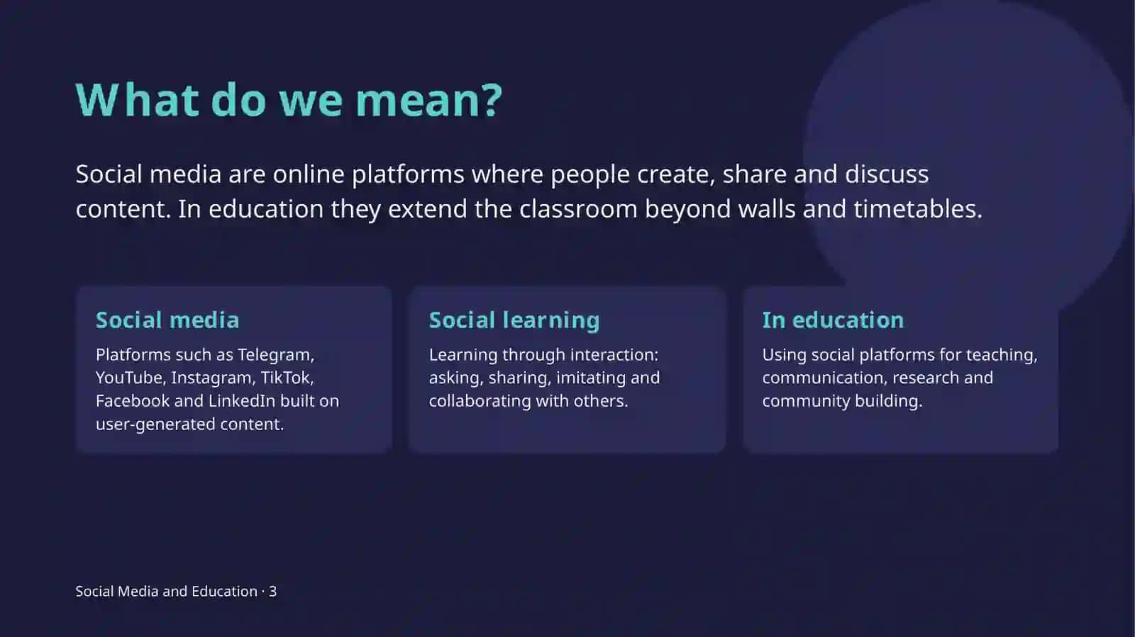 Social Media and Education 3