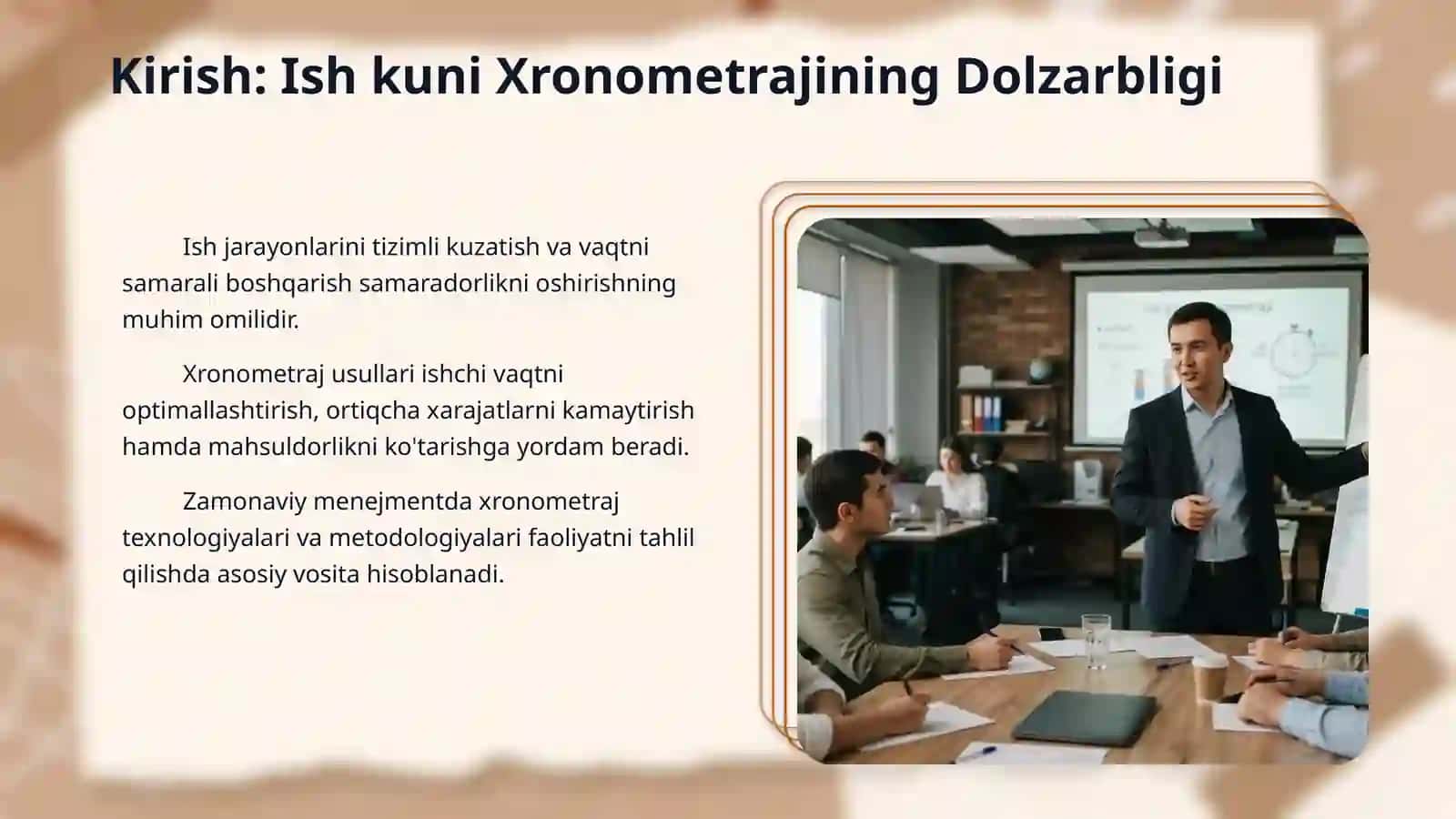 Ish kuni xronrmetraji 3
