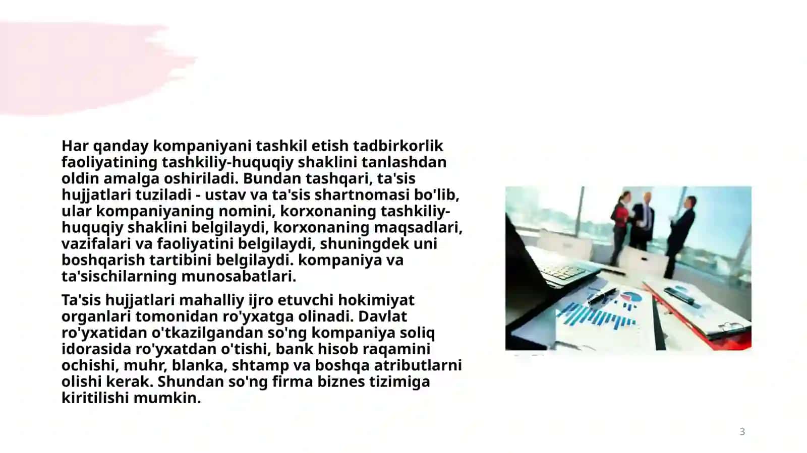 Tadbirkorlikning tashkiliy-huquqiy shakllari 3