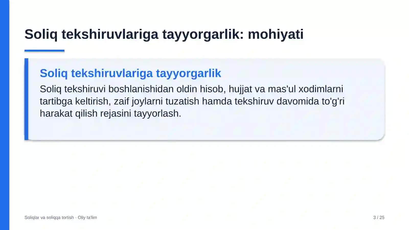 autsorsing kompaniyalarida soliq tekshiruvlariga tayyorgarlik 5003 3