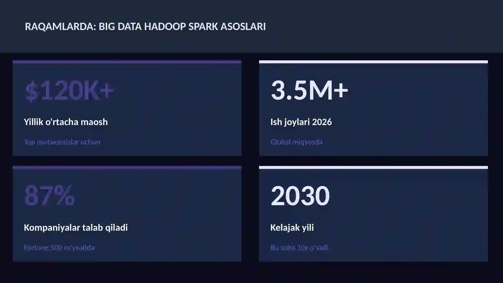 Big Data Hadoop Spark asoslari 3