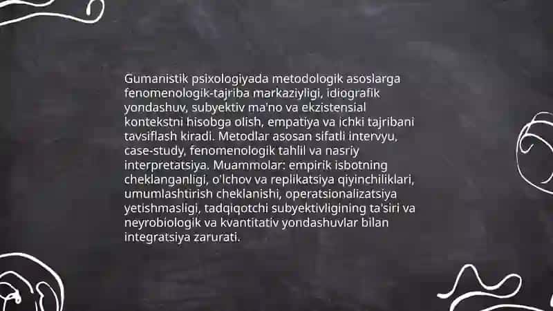Gumanistik psixologiyada metod muammosi 3
