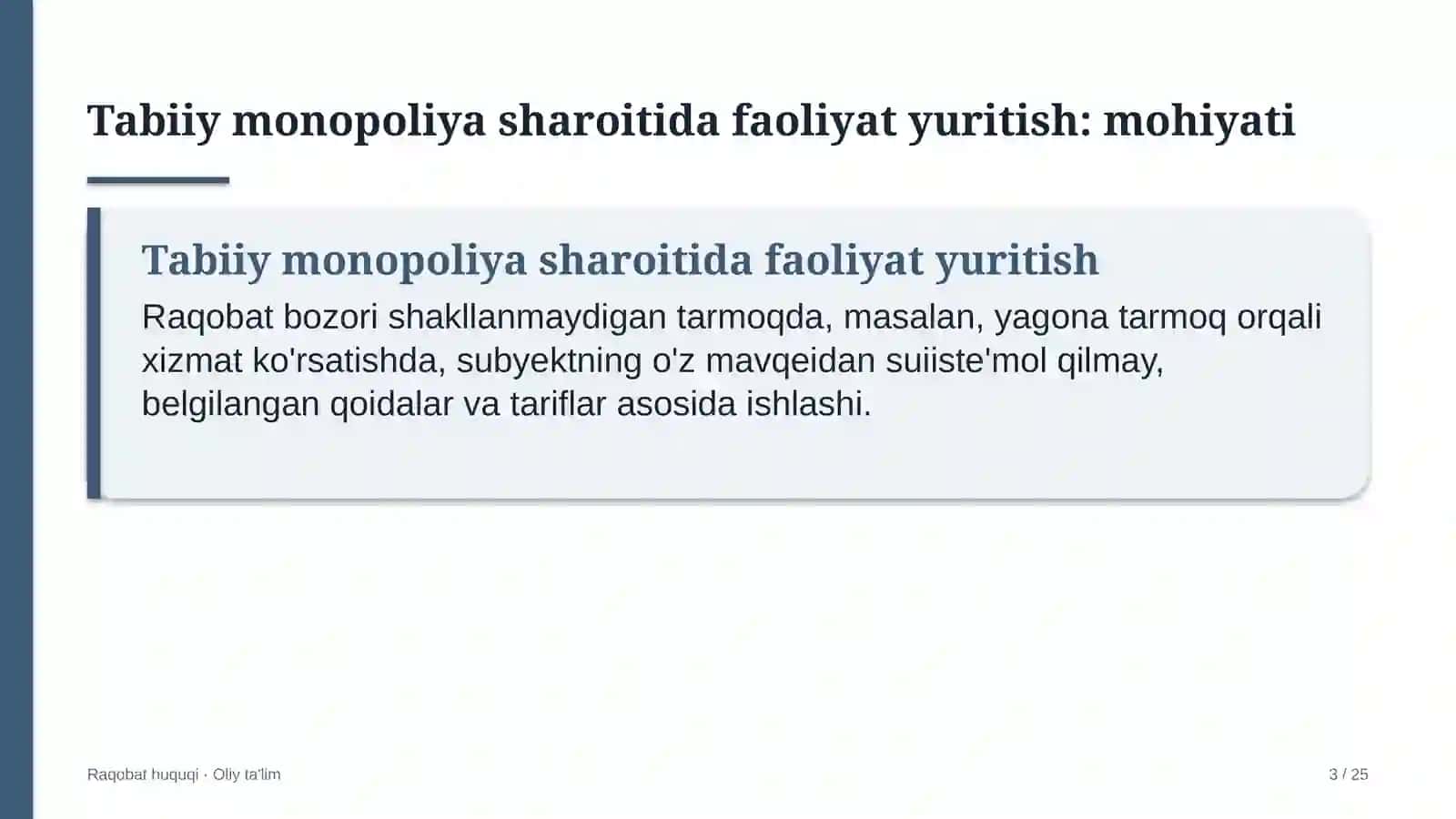 Daryo transportida tabiiy monopoliya sharoitida faoliyat yuritish tartibi 3