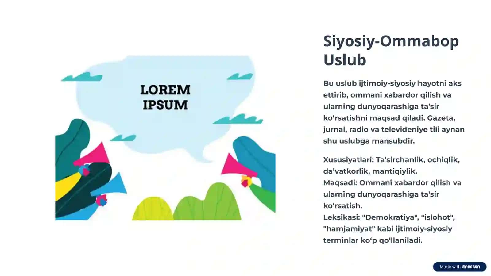 Nutq Uslublari va Annotatsiya Yozish Asoslari 3