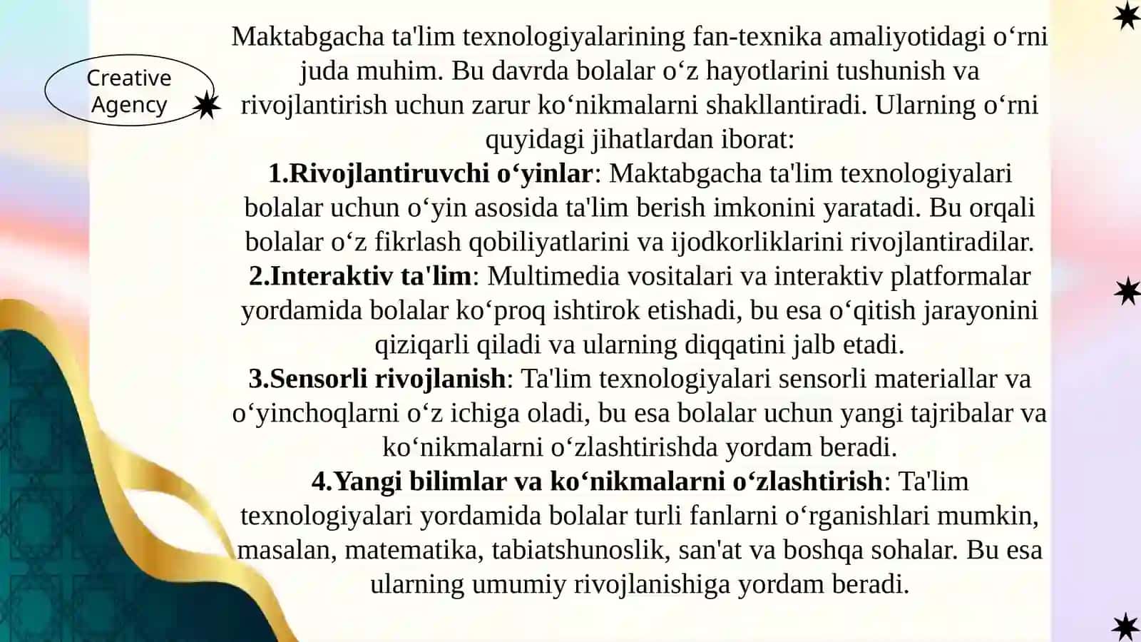 Maktabgacha ta’lim tashkilotlarida loyihalashtirish faoliyatining texnologiyalari 3