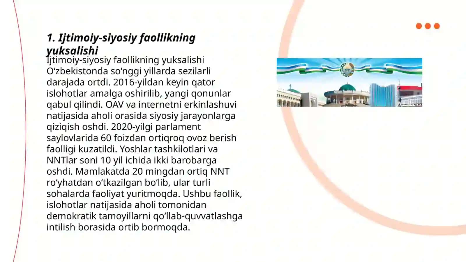 Mustaqillikka erishish arafasida Òzbekistondagi ijtimoiy-siyosiy jarayonlar 3