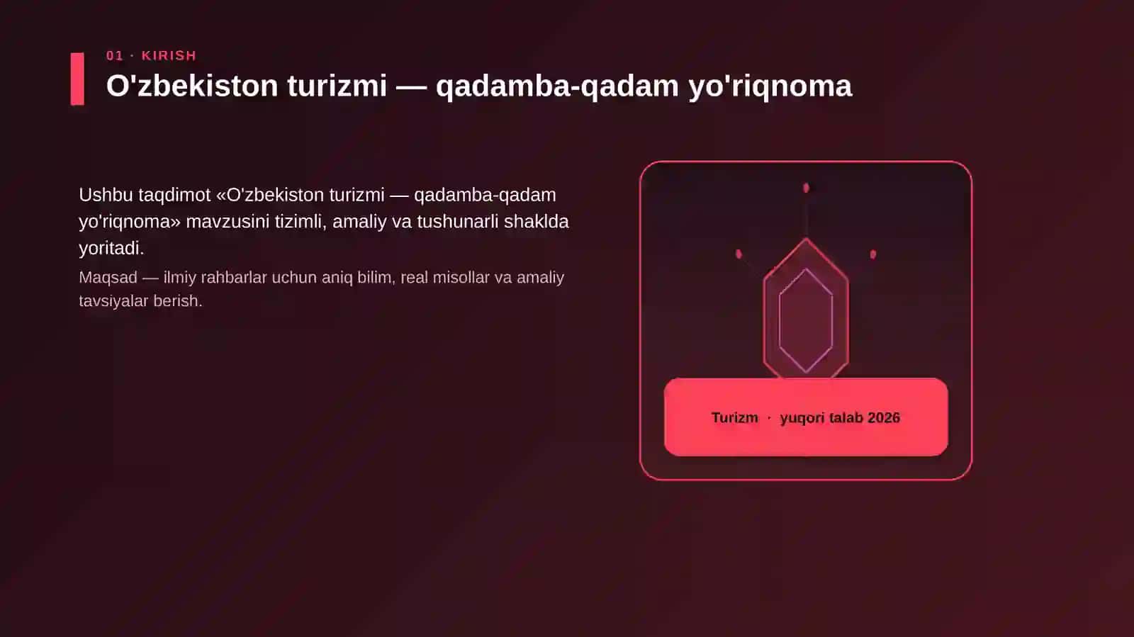 O'zbekiston turizmi — qadamba-qadam yo'riqnoma 3