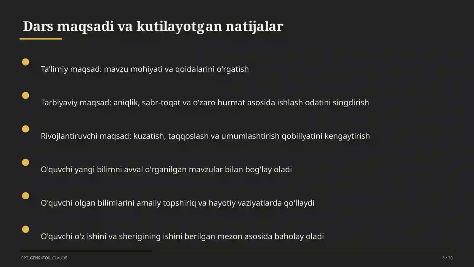 Sog'lom turmush tarzi hayot garovi (7-sinf) 3