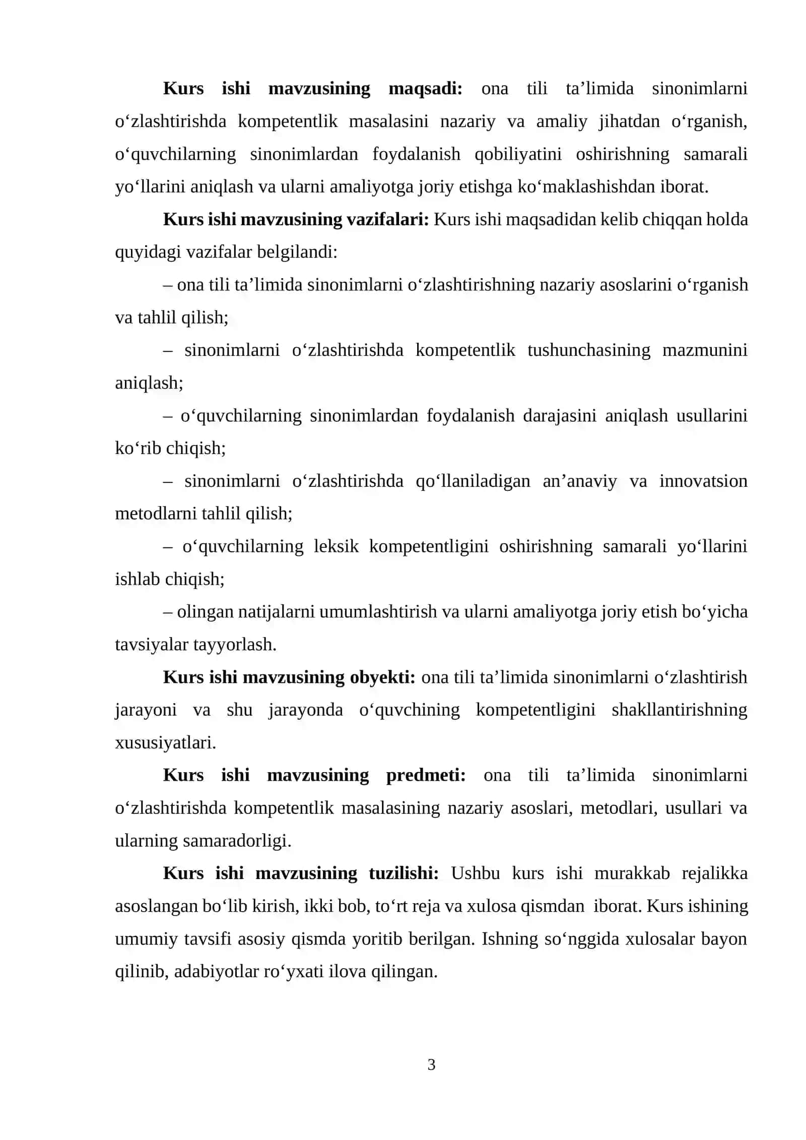 ONA TILI TA’LIMIDA SINONIMLARNI O‘QITISH METODIKASI VA NUTQIY KOMPETENTLIKNI RIVOJLANTIRISH 3