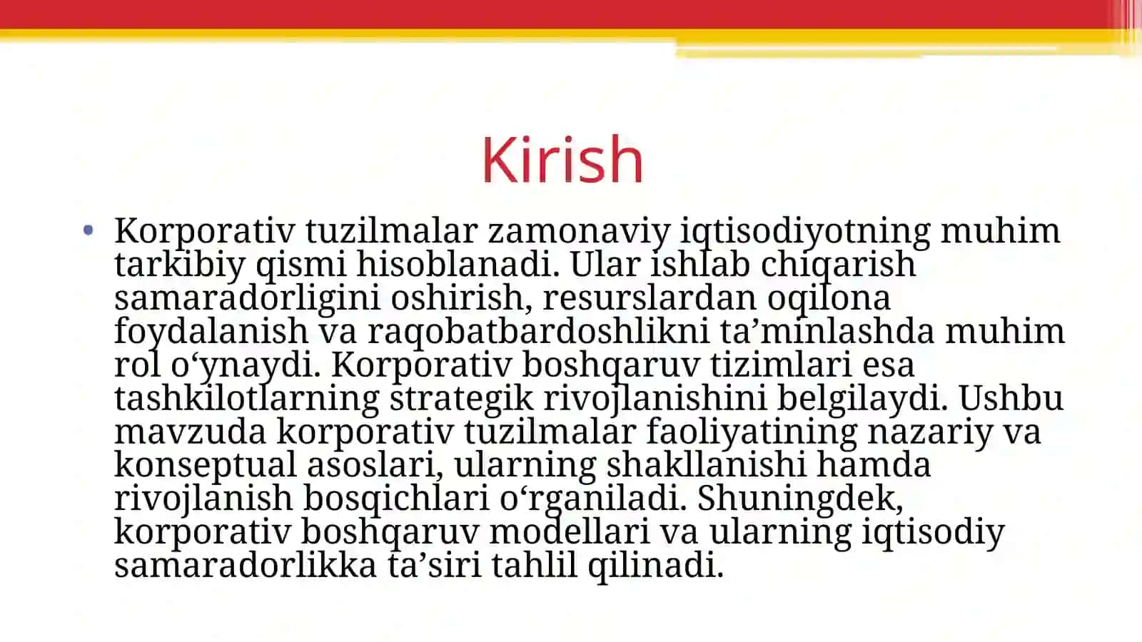 Korporativ tuzilmalar faoliyatining nazariy-konsepsual asoslari 3