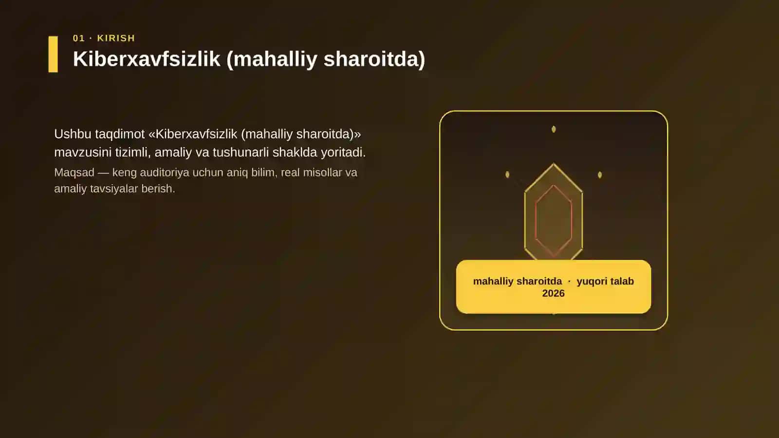 Kiberxavfsizlik (mahalliy sharoitda) 3