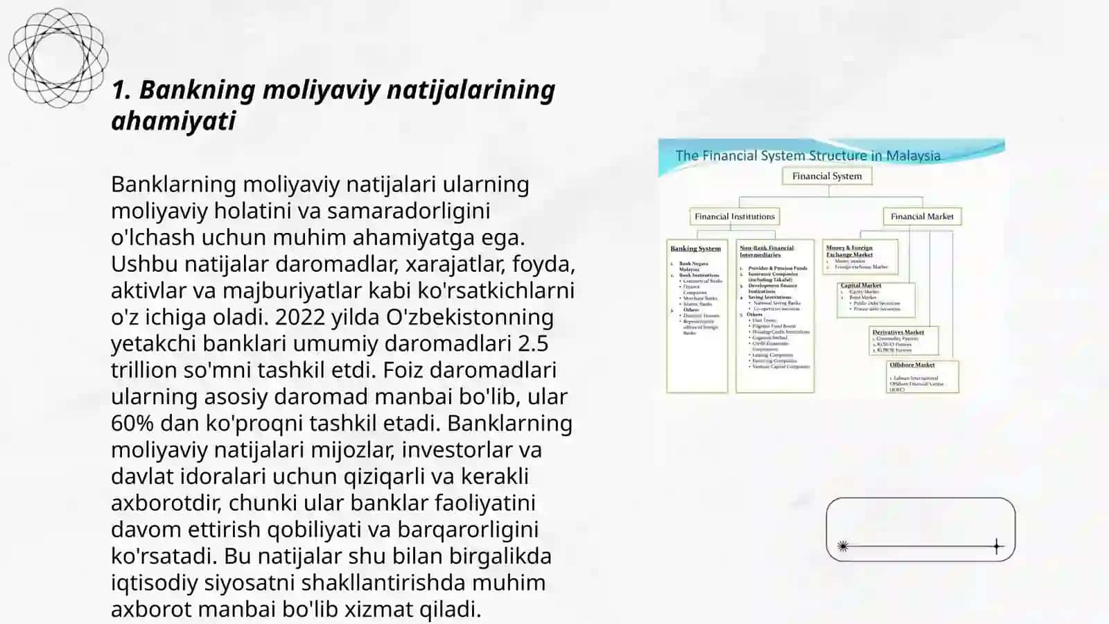 Bank moliyaviy natijalarining shakllanishi va tahlili 3