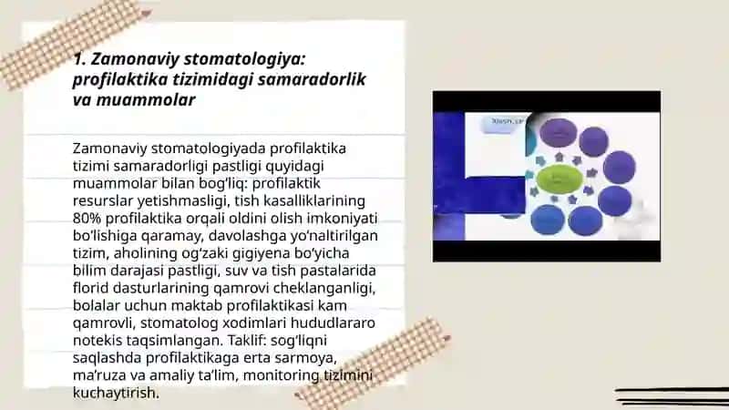 Hozirgi stamatologiyaning dolzarb muammolari 3