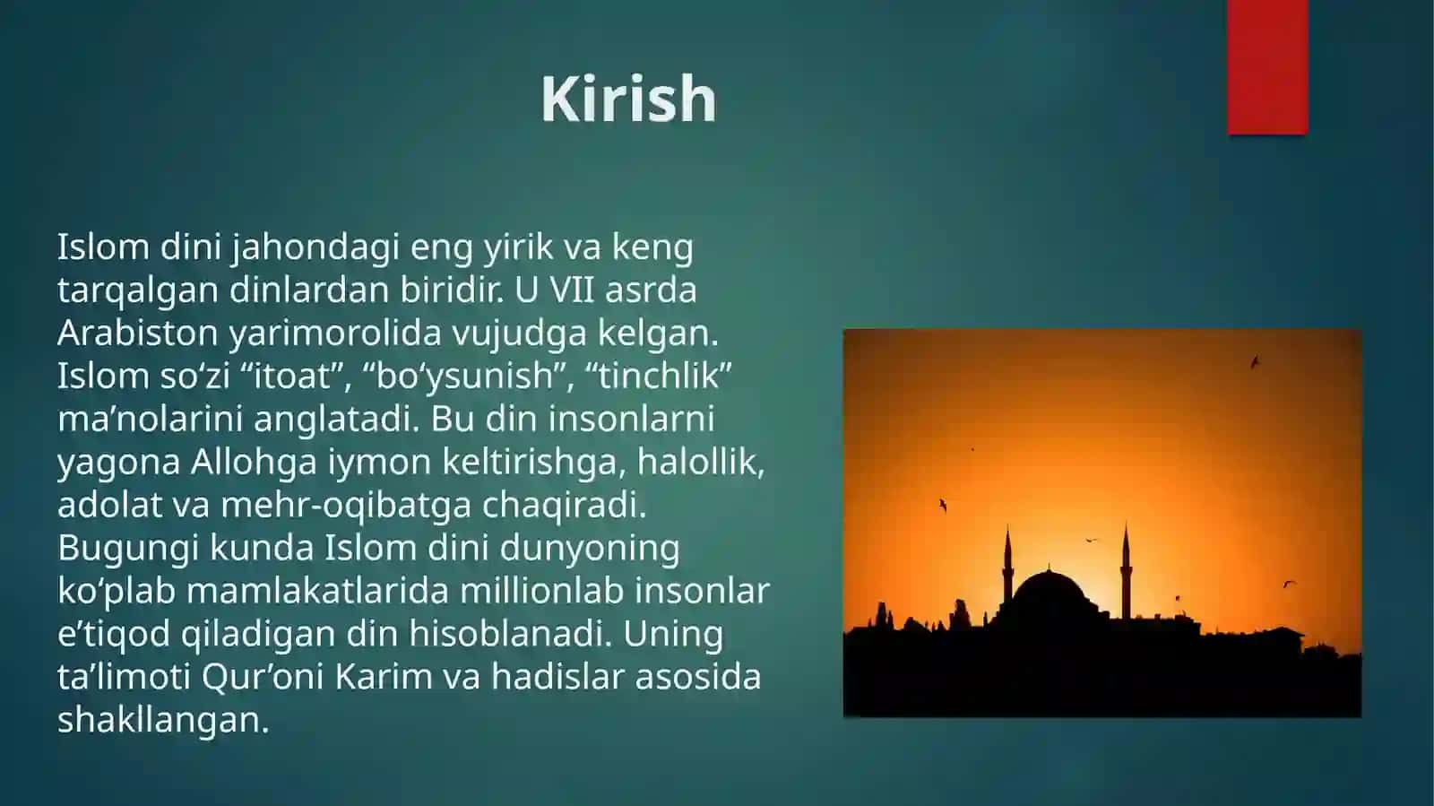Islom dini tarixi va mohiyati 3