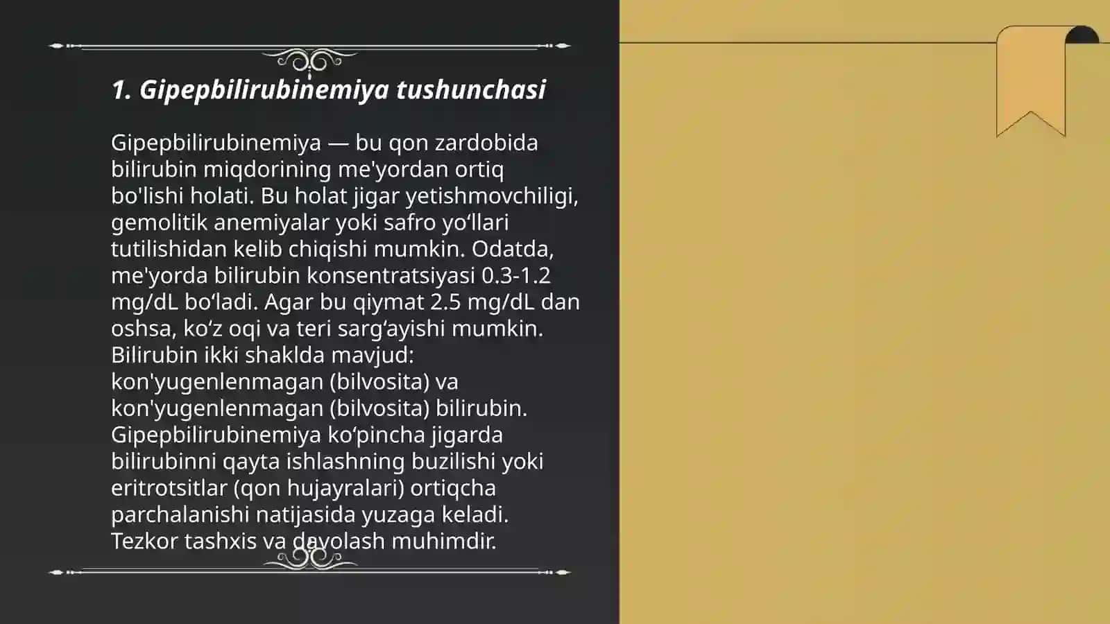 Giper bilirubimiya va sarqlik turlari 3