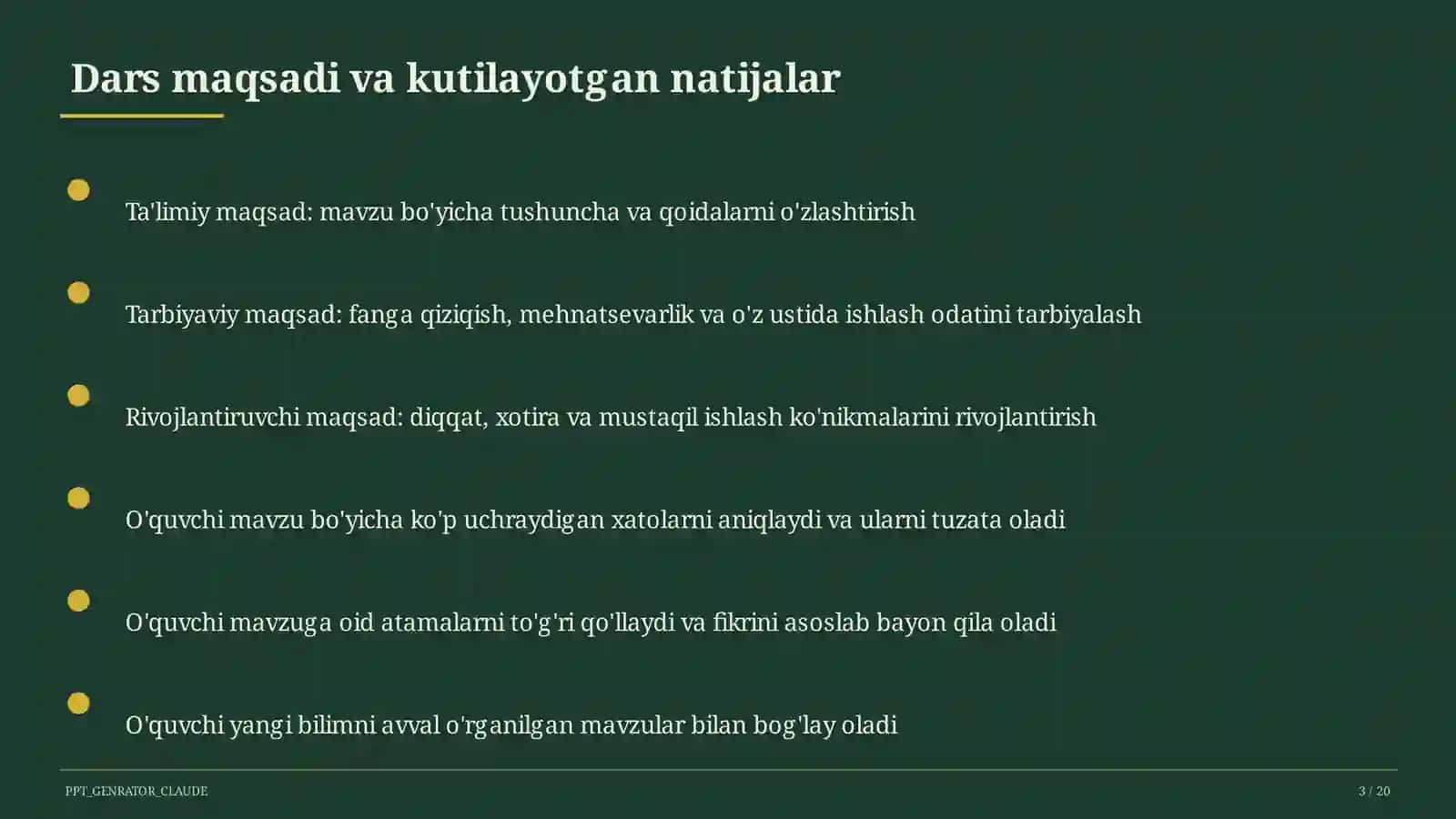 Rus tilida ish yuritish hujjatlari (10-sinf) 3