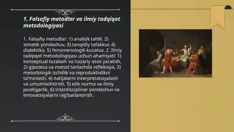 Falsafani boshqa fan soha mutaxassislari uchun ahamiyati 3